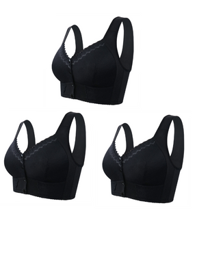Compre 1 Leve 2: Sutiã Rendado Fechamento Frontal
