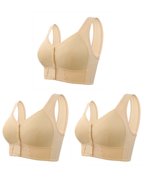 Compre 1 Leve 2: Sutiã Rendado Sem Aro Fechamento Frontal