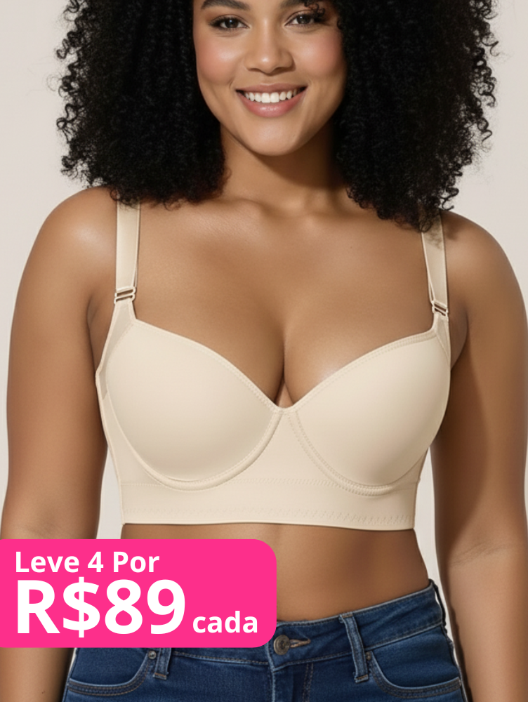 Oferta: 4 Sutiãs 5D Push Up