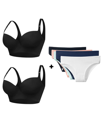 Oferta: 2 Sutiãs 5D + 5 Calcinhas