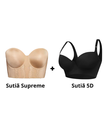 Oferta: Sutiã Supreme + Sutiã 5D