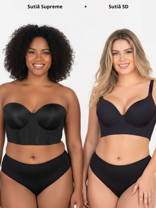 Oferta: Sutiã Supreme + Sutiã 5D
