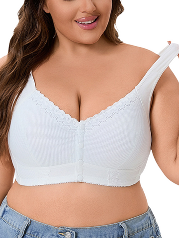 Compre 1 Leve 2: Sutiã Rendado Fechamento Frontal