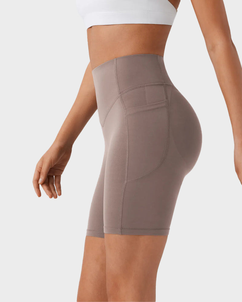 Legging Shorts Fit Pocket