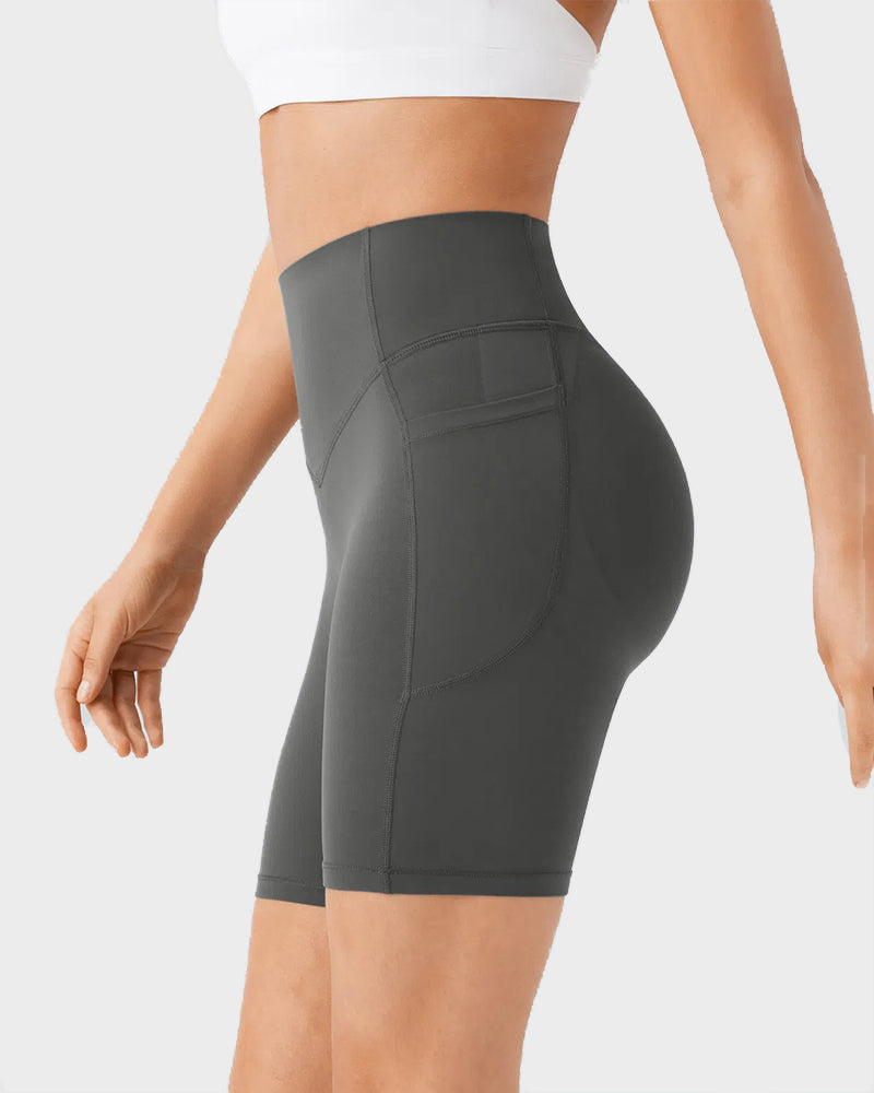 Legging Shorts Fit Pocket
