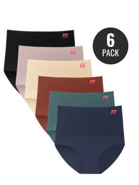 Kit: Calcinha Cintura Alta