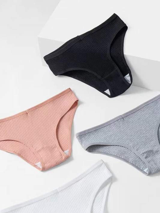Kit 3 Calcinhas 100% Algodão