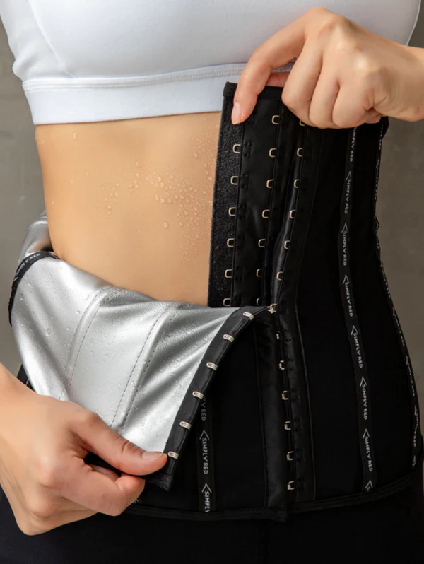 Cinta Modeladora Efeito Sauna -  FIT MULHER Modela Cintura, Queima Calorias, Barbatanas de Aço