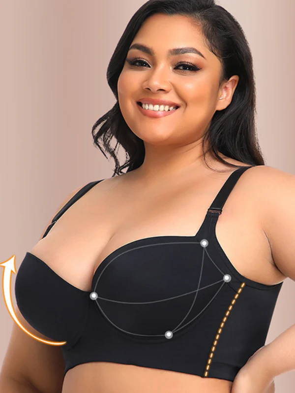 LIQUIDAÇÃO (ÚLTIMO DIA)  - Sutiã 5D Push Up - Esconde Gorduras Costas - Embaixo do Braço - Imperfeições