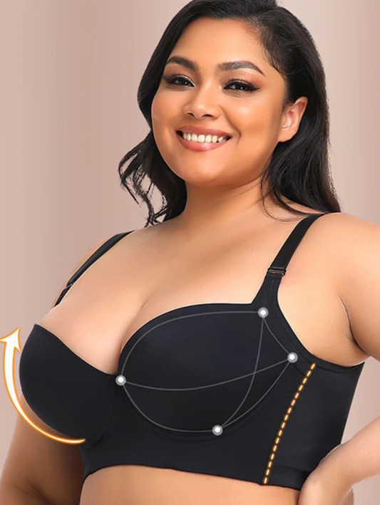 LIQUIDAÇÃO (ÚLTIMO DIA)  - Sutiã 5D Push Up - Esconde Gorduras Costas - Embaixo do Braço - Imperfeições