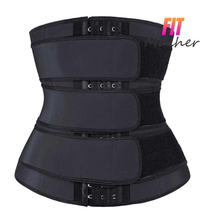 Women Waist Trimmer Tripple Belts Trainer Shaperwear Tummy Control Slimming Fat Burning For