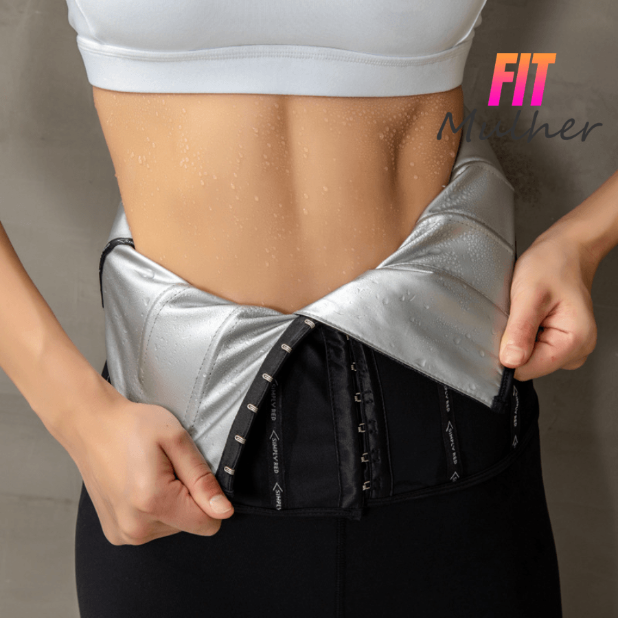 Cinta Modeladora Efeito Sauna - Barbatanas De Aço