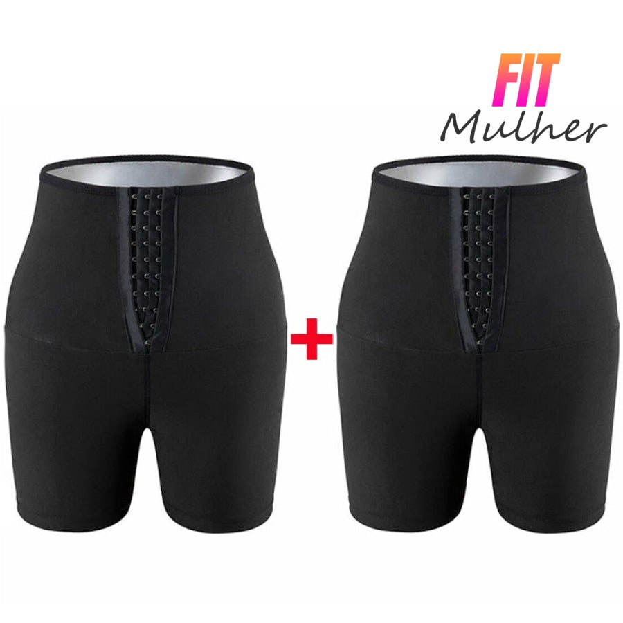 Super Oferta: Compre 1 Leve 2 - Efeito Sauna Queima Calória E Elimina A Pochete Shorts / P (34-38)