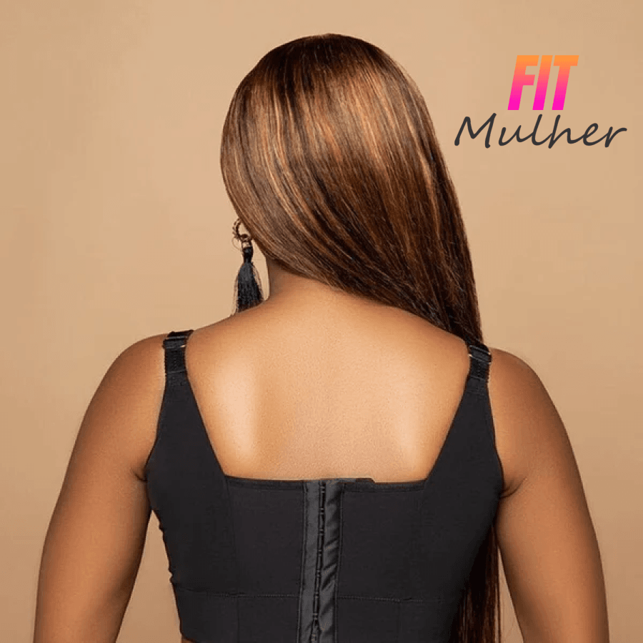 Liquidação Relâmpago (Último Dia ) - Sutiã 5D Push Up Esconde Gorduras Costas Embaixo Do Braço