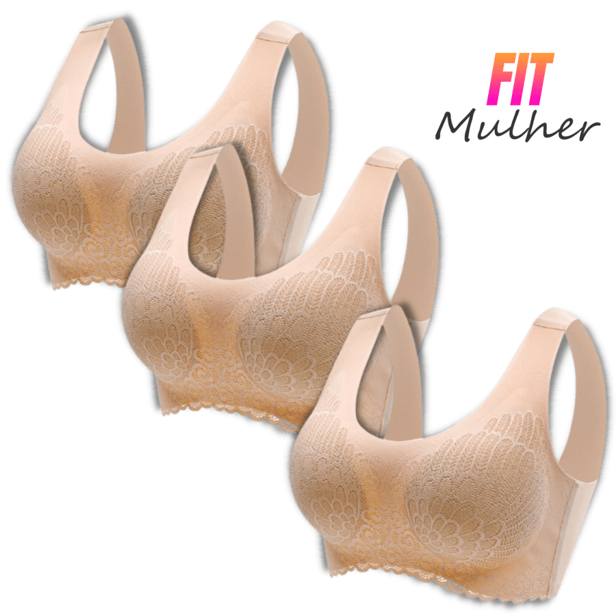 Compre 1 Leve 3: Sutiã Confort 5D Sustentação (Compre E Leve 3) Vip - Cor Igual Da Compra