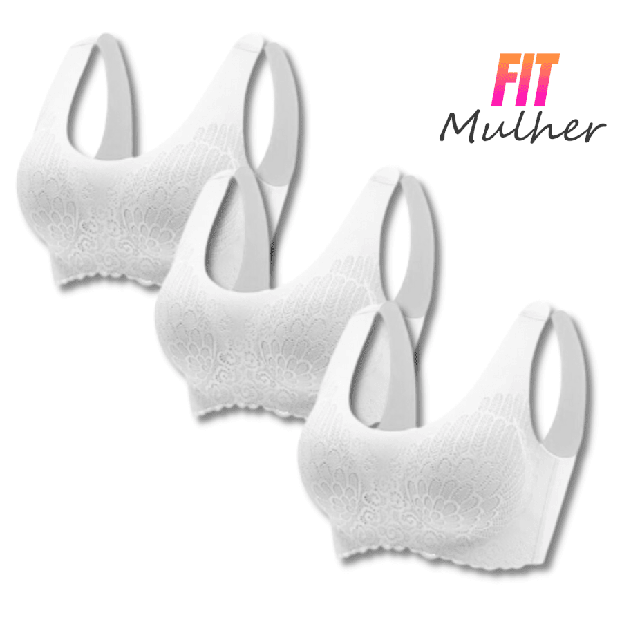 Compre 1 Leve 3: Sutiã Confort 5D Sustentação (Compre E Leve 3) Vip - Cor Igual Da Compra