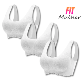 Compre 1 Leve 3: Sutiã Confort 5D Sustentação (Compre E Leve 3) Vip - Cor Igual Da Compra