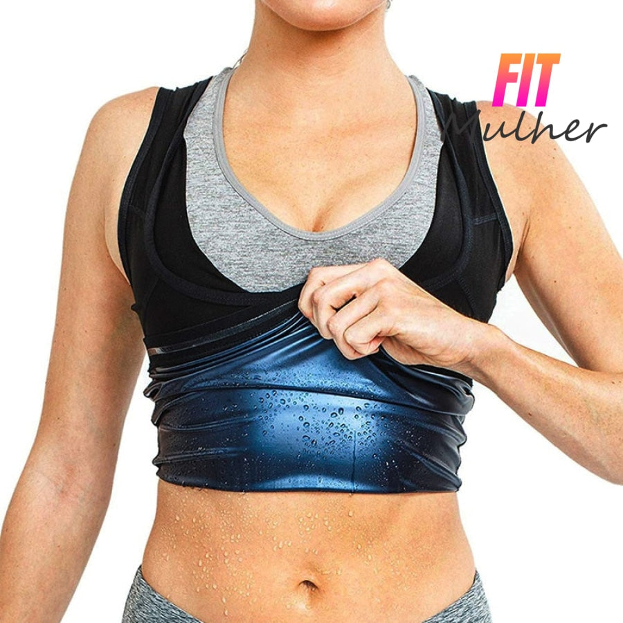 Kit Efeito Sauna Camiseta + Calça Cinta Modeladora