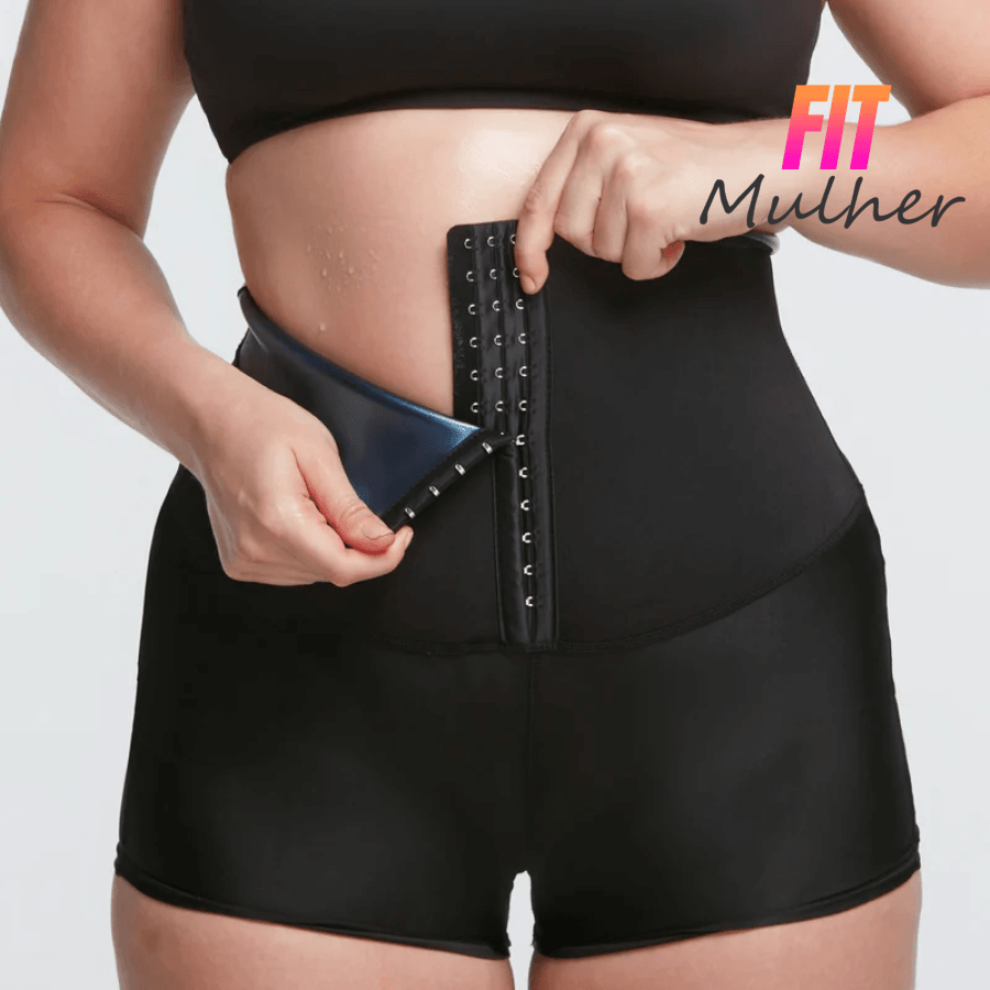 Leg / Shorts Trainer Efeito Sauna - Apenas Na Barriga