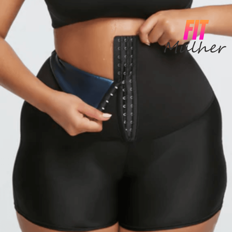 Leg / Shorts Trainer Efeito Sauna - Apenas Na Barriga