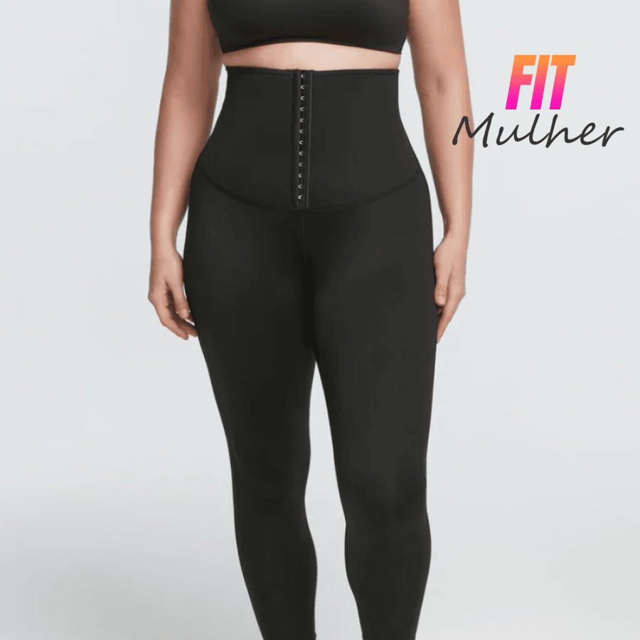 Leg / Shorts Trainer Efeito Sauna - Apenas Na Barriga Calça P (32-34)