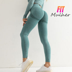 Fitness Women Sport Seamless Leggings High Waist Elastic Solid Yoga Gym Trainning Joggings Pants