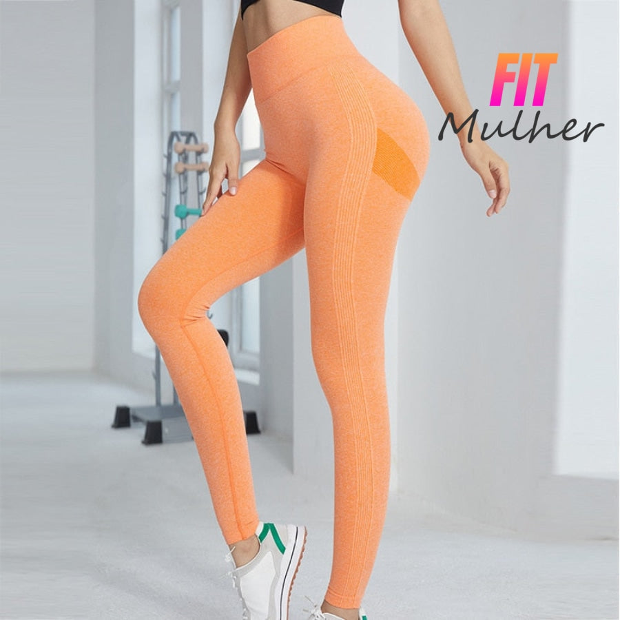 Fitness Women Sport Seamless Leggings High Waist Elastic Solid Yoga Gym Trainning Joggings Pants