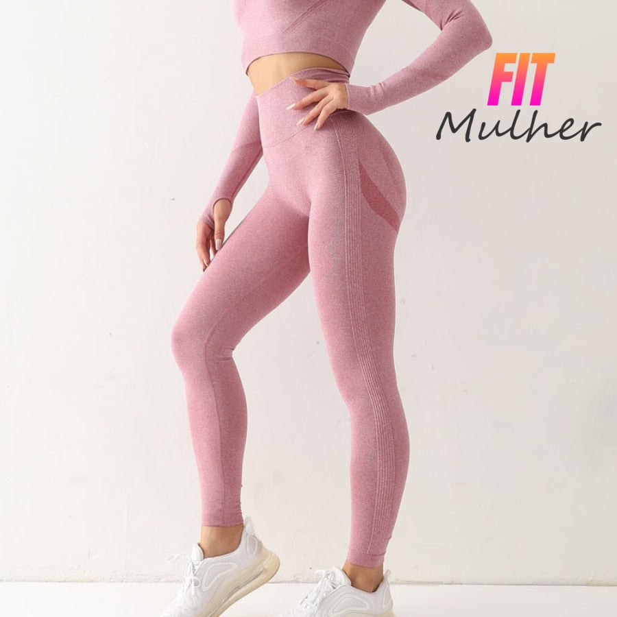 Fitness Women Sport Seamless Leggings High Waist Elastic Solid Yoga Gym Trainning Joggings Pants