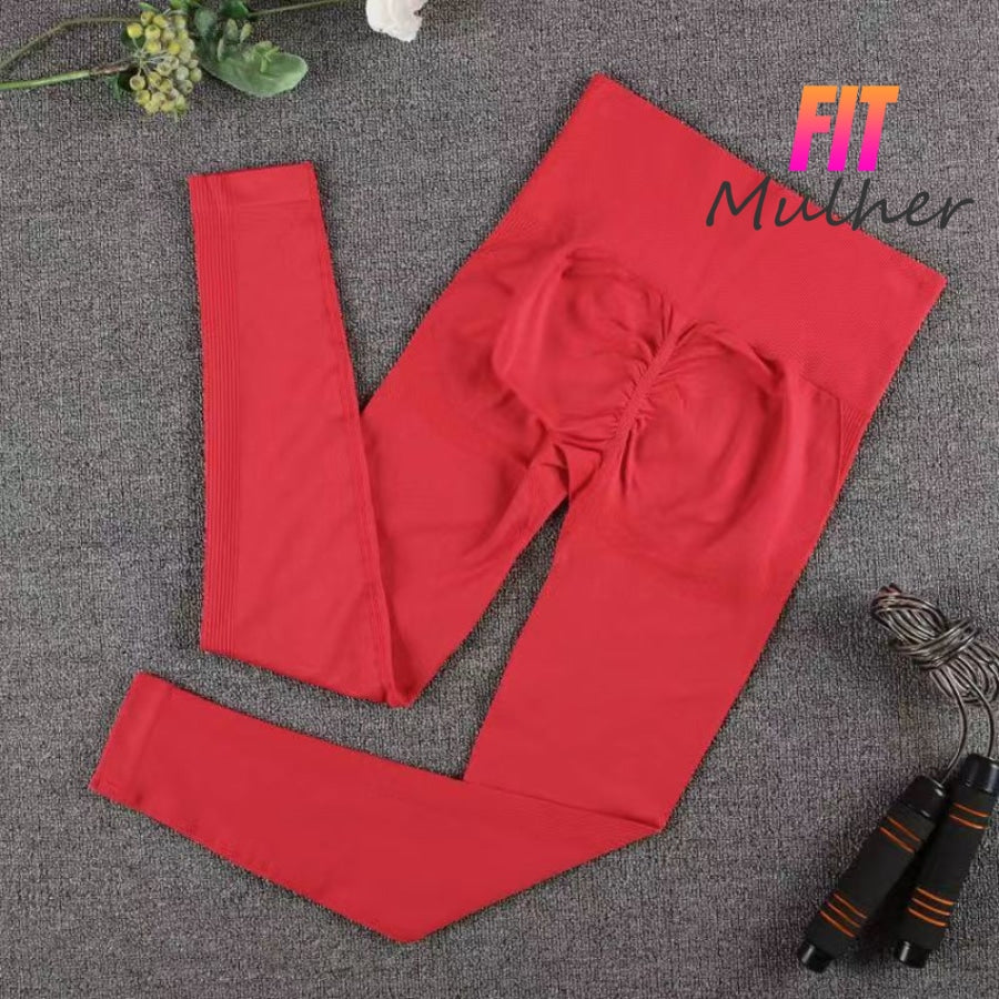 Fitness Women Sport Seamless Leggings High Waist Elastic Solid Yoga Gym Trainning Joggings Pants