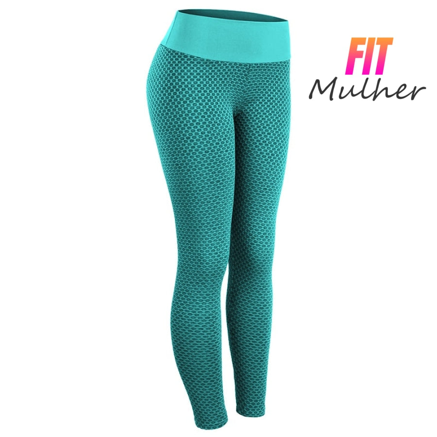 Legging Transpirável Push Up Verde Claro / P 200000614