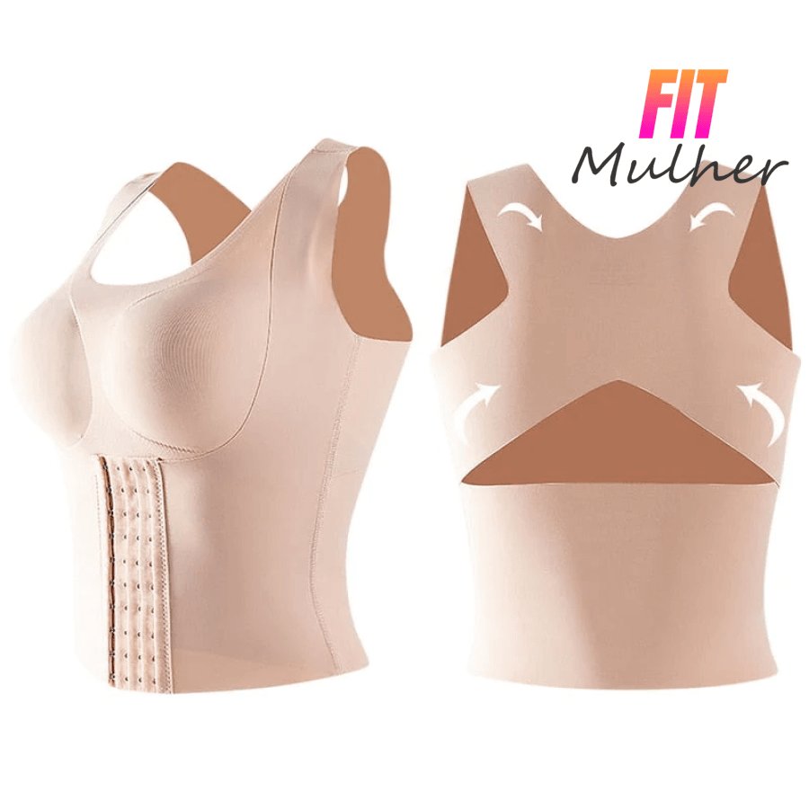 Liquidação Relâmpago - Sutiã 5D 3 Em 1 Realça O Busto Melhora A Postura Modela Cintura Fit Mulher