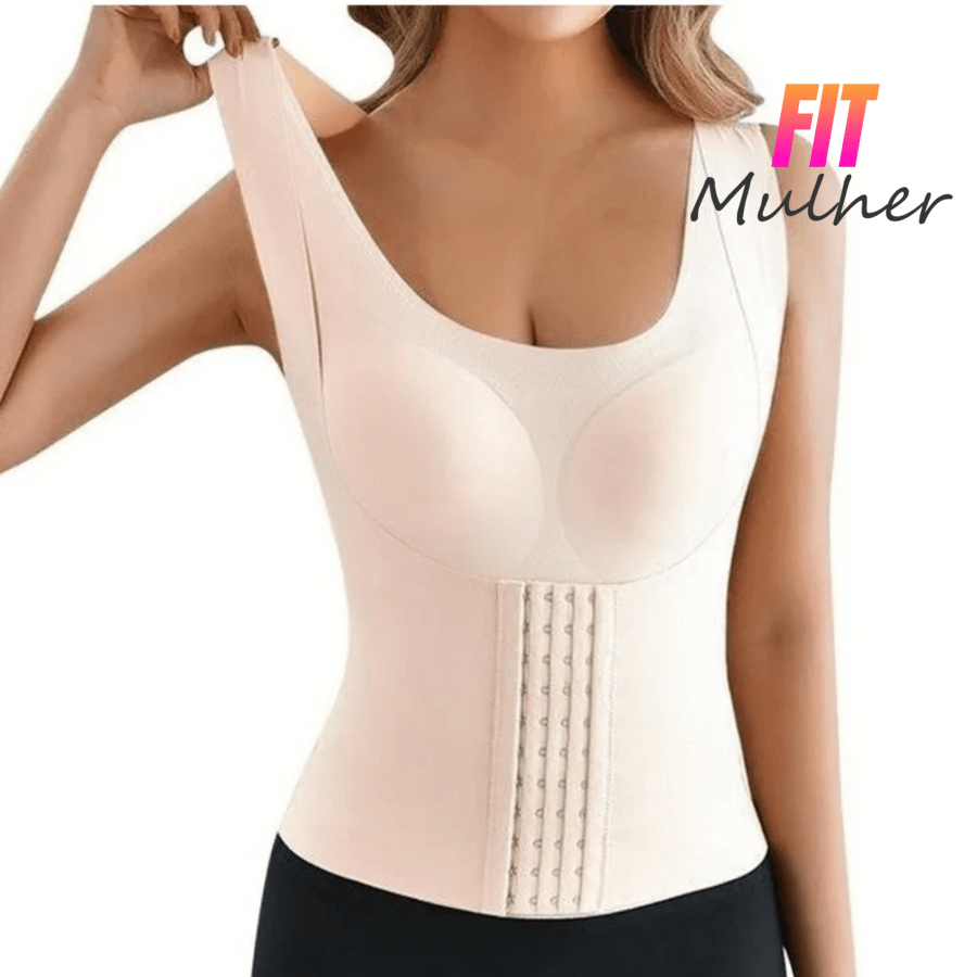 Liquidação Relâmpago - Sutiã 5D 3 Em 1 Realça O Busto Melhora A Postura Modela Cintura Fit Mulher