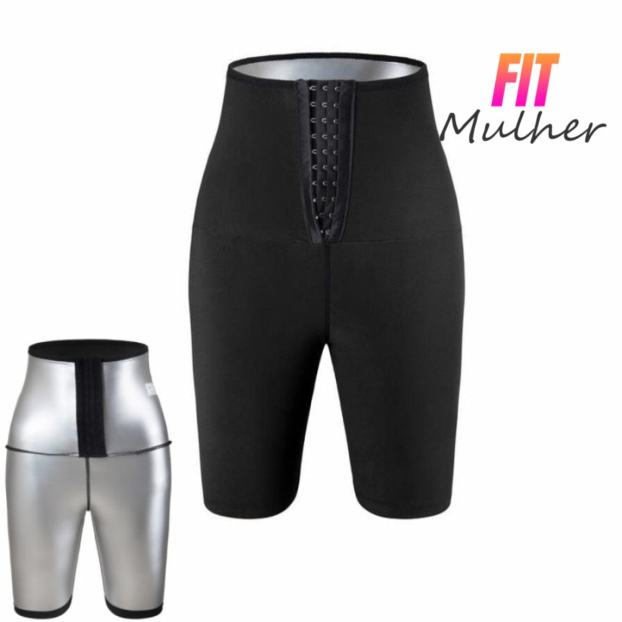 Liquidação Relâmpago (Último Dia) - Leg Efeito Sauna Modela Cintura Queima Calorias Pochete E Ideal