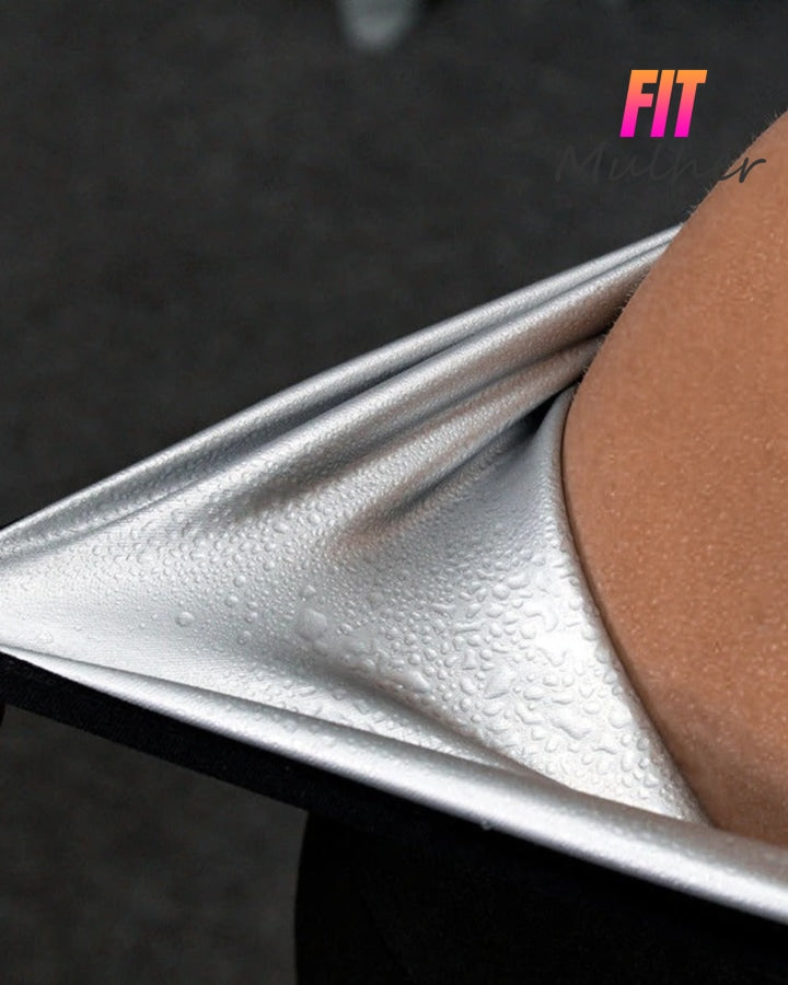 Liquidação Relâmpago (Último Dia) - Leg Efeito Sauna Modela Cintura Queima Calorias Pochete E Ideal