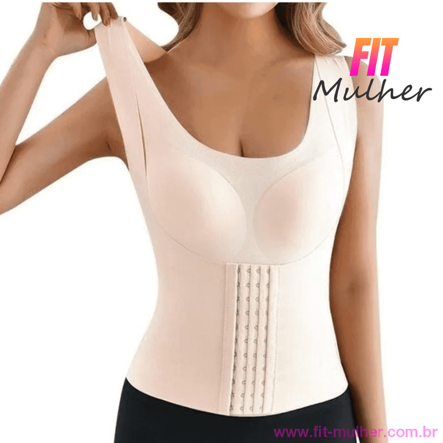 Liquidação Relâmpago - Sutiã 5D 3 Em 1 Realça O Busto Melhora A Postura Modela Cintura Fit Mulher