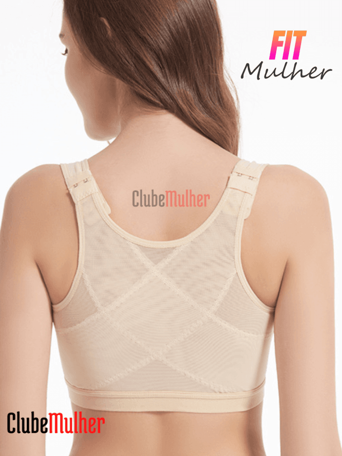 (Compre 1 Leve 2) Sutiã Plus Conforto - Melhor Postura Sustentação Ajustável E Efeito Silicone