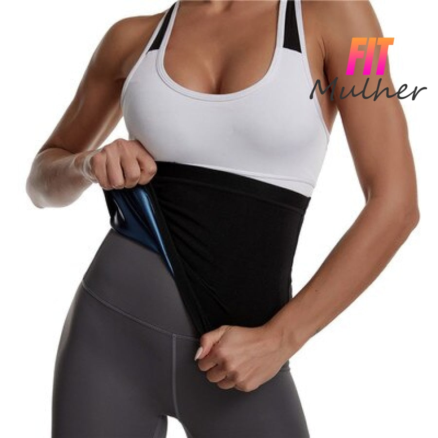 Top - Shorts Cinta Efeito Sauna / P M